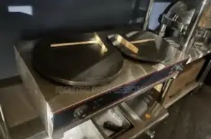 Commercial Double Electric Crepe Maker - 16-Inch Plates
