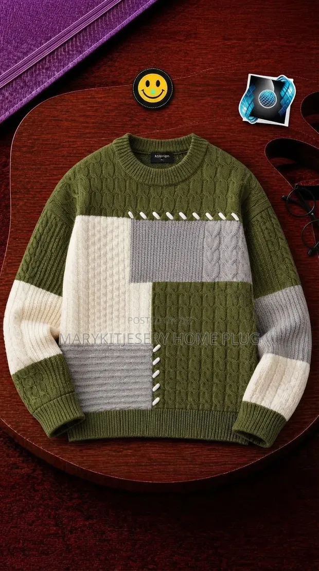 Sabo Sweater na Cotton na Maza da Mata - 1