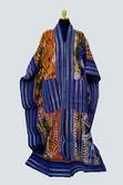 Patchwork Kaftan - Rainbow Stripe Batik - 2