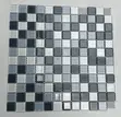 Grey Mixture Glass Mosaic Tiles - 1