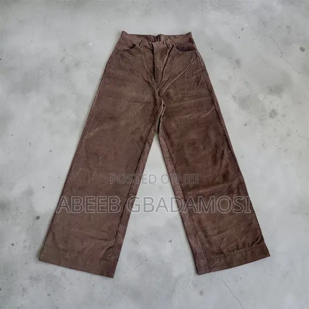 Amiri Fitted Baggy Corduroy Pants - Brown - 1