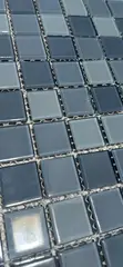 Grey Mixture Glass Mosaic Tiles - 3