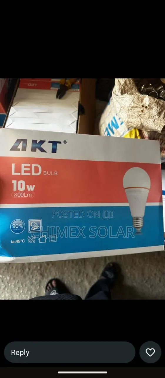 10W AKT LED Round Bulb - 1