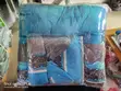 Complete Luxury Duvet and Bedsheet Set - Blue/Grey - 1