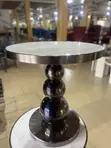 Modern Marble Top Side Stool - 2