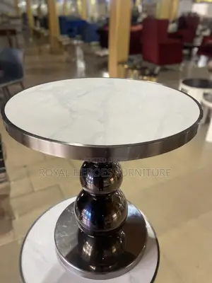 Modern Marble Top Side Stool