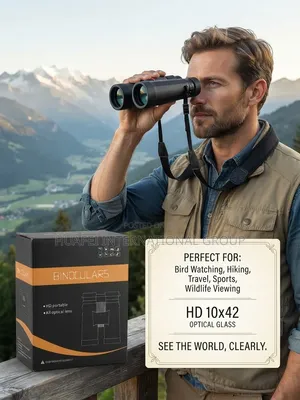 Sabon HD Portable Binoculars - Cikakken Ruwan Tabarau na Gani
