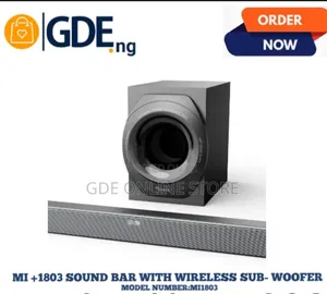 Mi+1803 Sound Bar with Wireless Subwoofer