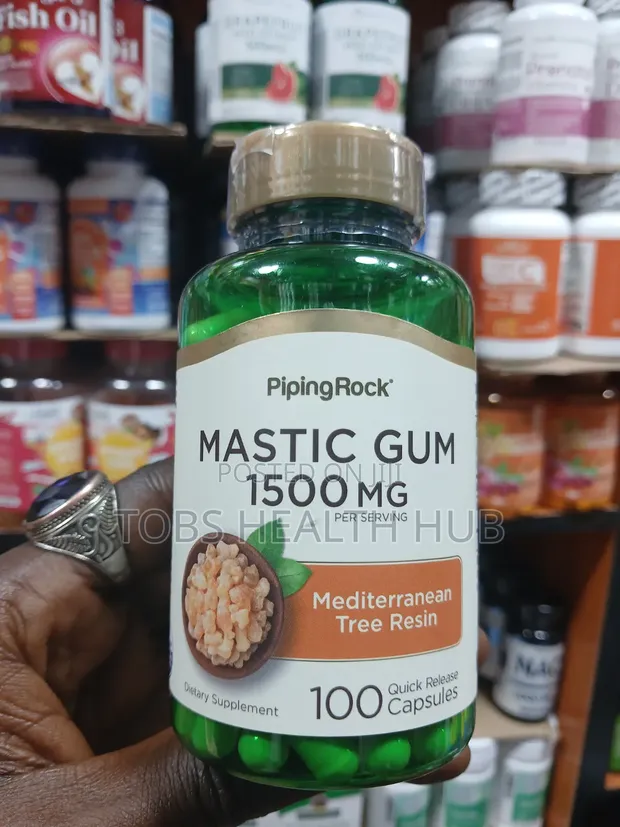 Piping Rock Mastic Gum 1500mg - Kapsul 100 - 1