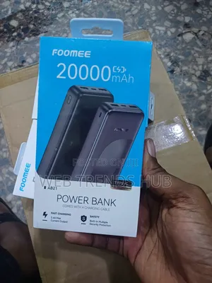 FOOMEE AB21 20000mAh Power Bank (2.4A Fast Charge)
