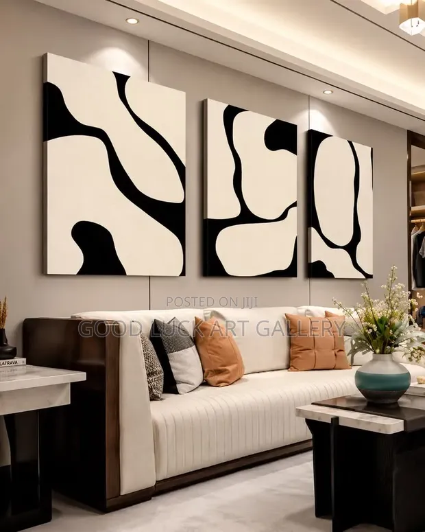 Modern Minimalist Wall Art Print - 3 Piece Set - 1