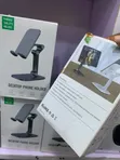 Adjustable Desktop Phone & Tablet Holder Stand (4"-12.9") - Brand New - 2