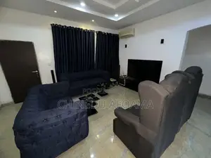 7 Seater Living Room Sofa Set with 2 Free Stools