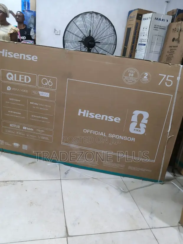 Hisense 75" QLED Smart TV - 4K Ultra HD - 1