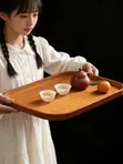 Quality Single Wooden Serving Tray - 3