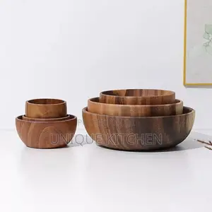 Quality Acacia Wooden Soup Bowl