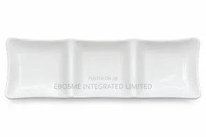 Japanese Divided Serving Dish - White