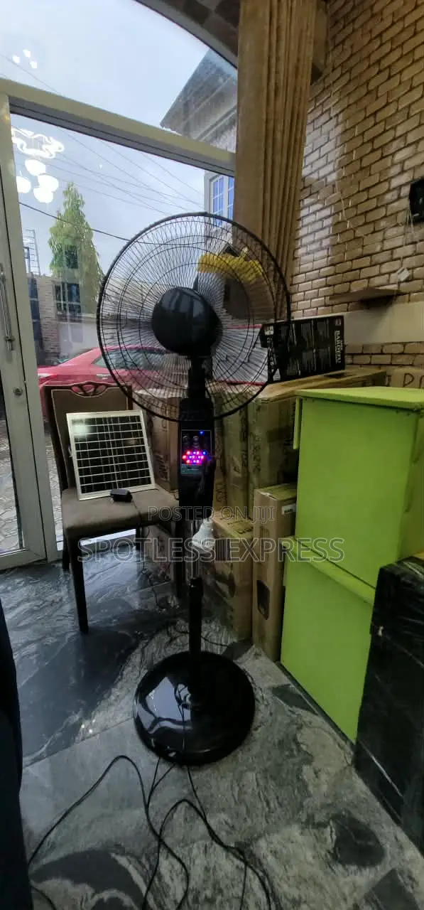 Solar Fan Mai Haske, Bluetooth & USB - 1