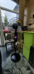Solar Fan Mai Haske, Bluetooth & USB - 1