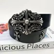 Chrome Heart Classic Leather Belt - Baki, 110cm - 3