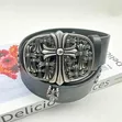Chrome Heart Classic Leather Belt - Baki, 110cm - 5