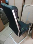 Executive Visitors Leather Chair - Black - 3
