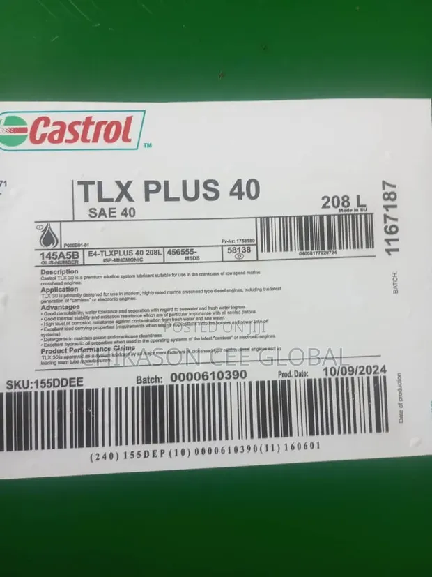Castrol TLX Plus 40 Man Fetur - 1