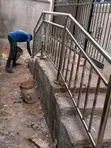 Stainless Steel Handrail Installation - 1