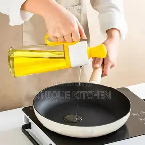 Oil Dispenser Bottle with Silicone Brush