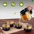 Kayan Shayi na Gilashi 5-Piece Mai Juriya Ga Zafi - 2