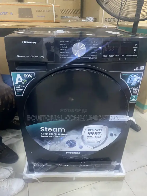 Hisense 8KG Automatic Washer Dryer - 1