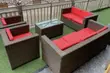 4-Seater Outdoor Rattan Sofa Set - 1