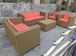 4-Seater Outdoor Rattan Sofa Set - 2