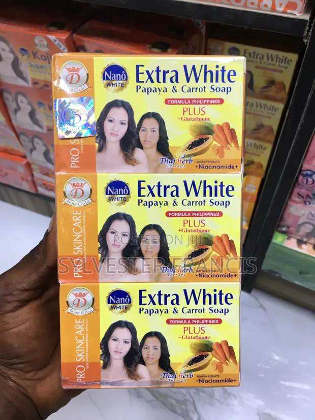 Nano Extra White Papaya Carrot Soap - 1
