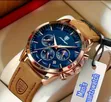 Poedagar Marble-Look Luxury Wristwatch - 2