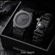 Poedagar Marble-Look Luxury Wristwatch - 4