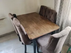 Dining Set - Mai Zama 6, Brown