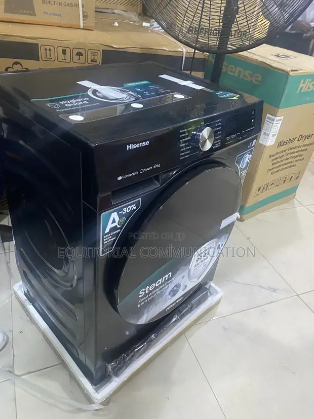 Hisense 8/5kg Automatic Front Loading Washer Dryer - 1