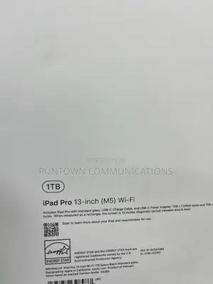 New Apple iPad Pro 13" M5 Chip 1TB Gray