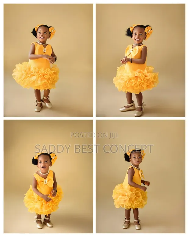 Beautiful Girls' Birthday Party Dress | Kids Party Gown - 1