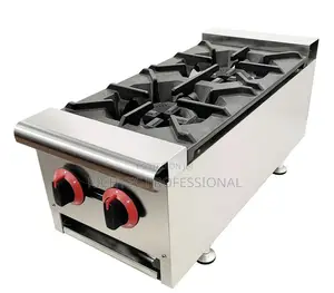 Commercial Double Burner Gas Stock Pot Stove