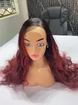 Human Hair Blend with 13x4 Closure - 30 Inches - 1