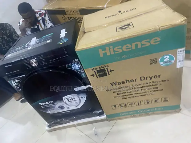 Hisense 8/5kg Automatic Washer Dryer - 1