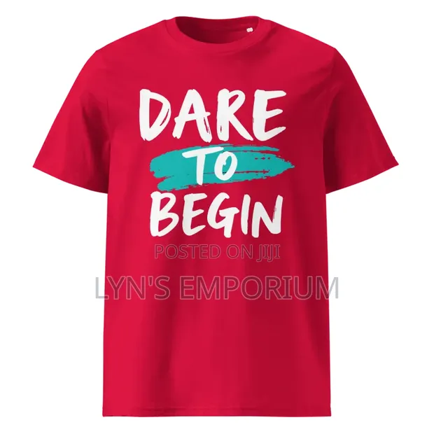 Classic Graphic T-Shirt - Dare to Begin - 1