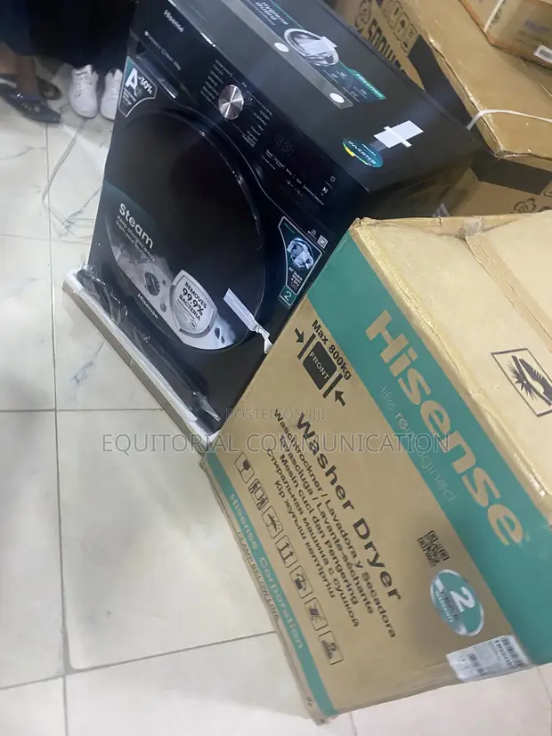 Hisense 8/5kg Na'urar Wanke-wanke Mai Kashi - 1