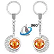 Manchester United Metal Crest Keychain - 2