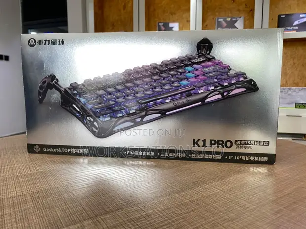 Gravastar Mercury K1 Pro Cyberpunk Gaming Keyboard - 1