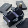 Emporio Armani Men's Ribbed-Strap Slides - 2