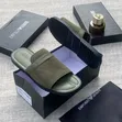 Emporio Armani Men's Ribbed-Strap Slides - 3