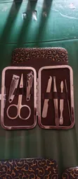 Leather Packed Manicure & Nail Cutter Set - 3